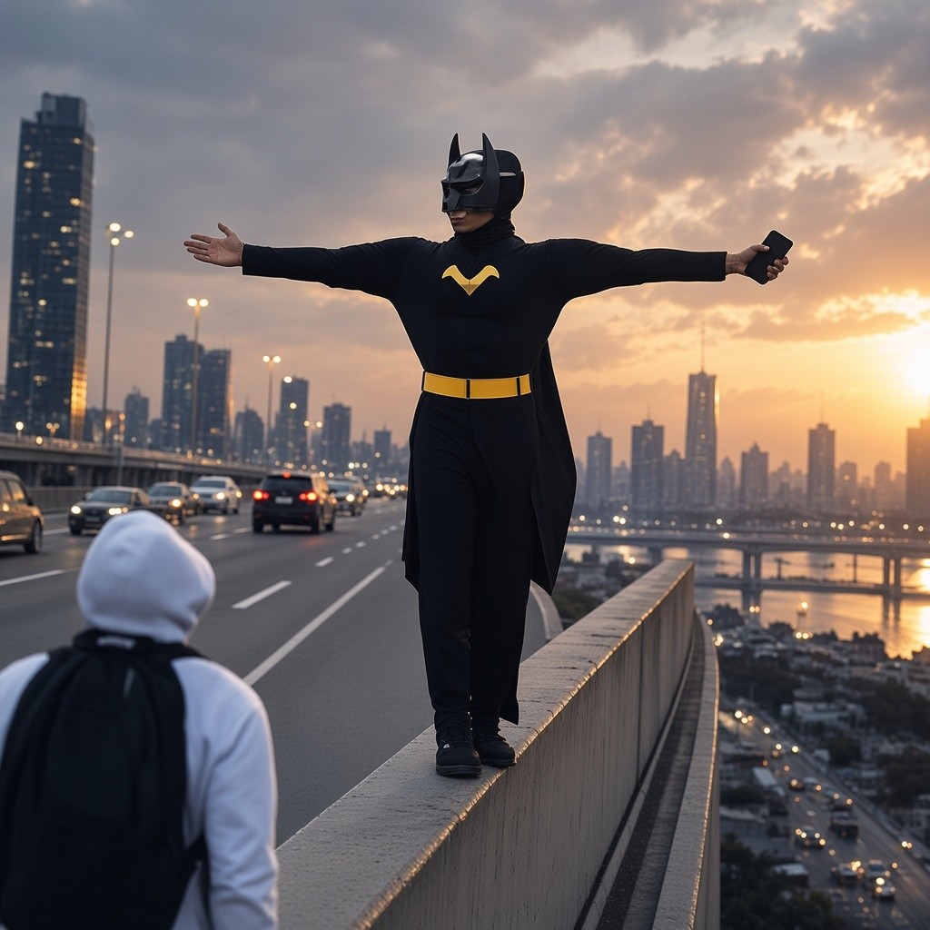 The French Batman, the $FRENCHBAT mascot